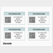 Étiquettes de adresse personnalisés de nom de code (Feuille)