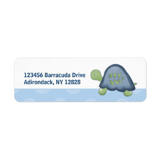 Étiquettes de adresse personnalisés de Turtle Reef