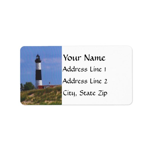 Étiquettes de adresse phare (Devant)