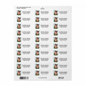 Étiquettes de adresse photo personnalisés (Feuille entière)