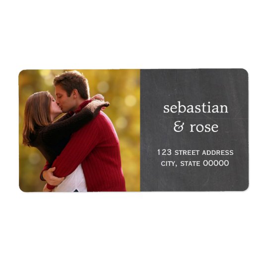 Étiquettes de adresse photo personnalisés (Devant)