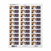 Étiquettes de adresse Pitbull (Feuille entière)