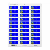 Étiquettes de adresse Plantes Agave (Feuille entière)