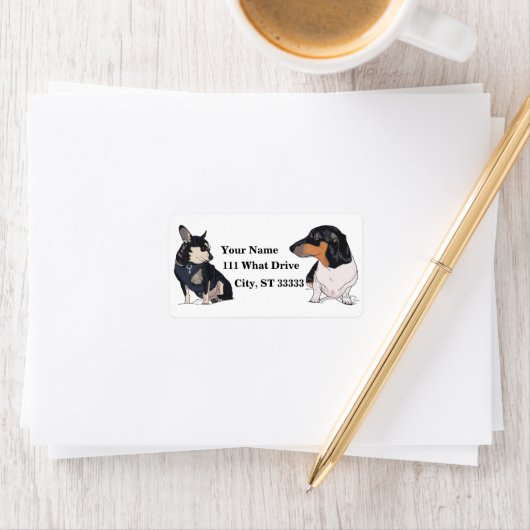 étiquettes de adresse pour animaux (En situation)