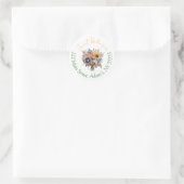 Étiquettes de adresse rondes (Sac)