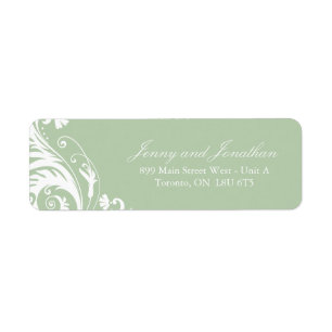 Étiquettes de adresse RSVP stylés