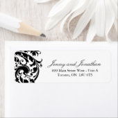 Étiquettes de adresse RSVP stylés (En situation)