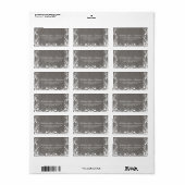 Étiquettes de adresse rustiques (Feuille entière)