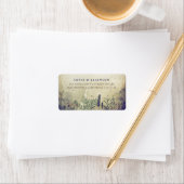 Étiquettes de adresse rustiques de la Marine des b (En situation)