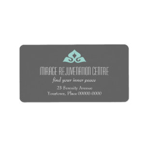 Étiquettes de adresse sereins de salon