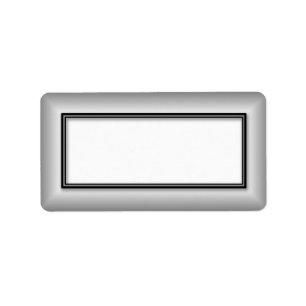 Étiquettes de adresse Silver Blank
