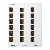 Étiquettes de adresse Super Soldier (Feuille entière)