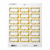 Étiquettes de adresse vierges du cadre de bordure  (Feuille entière)