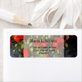 étiquettes de adresse vintages d'art floral (En situation)