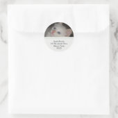 Étiquettes de adresse White Kitten (Sac)