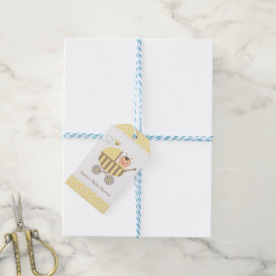 Étiquettes de Baby Shower pour Landau Cute Bumble
