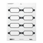 Étiquettes de balise de nom d'événement de confére (Feuille entière)