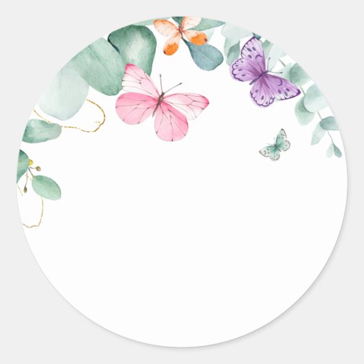 Étiquettes de bar Mimosa pour jardin de papillons (Devant)