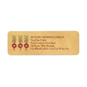 Étiquettes de betteraves (Devant)