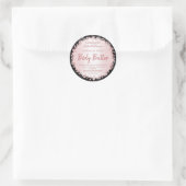 Étiquettes de Beurre Corporel Black Rose Gold Glit (Sac)