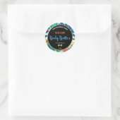 Étiquettes de Beurre de corps de conception tropic (Sac)