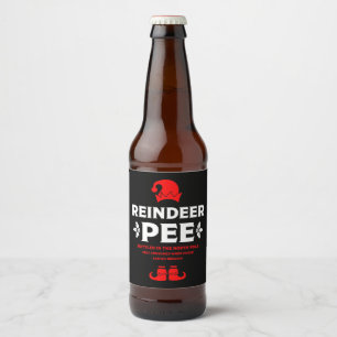 Étiquettes de bière de Noël drôles