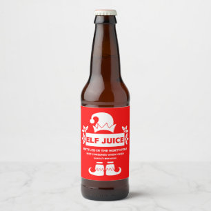 Étiquettes de bière de Noël drôles
