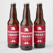 Étiquettes de bière de Noël drôles (Bouteilles)