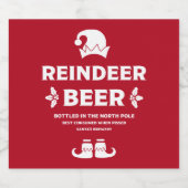 Étiquettes de bière de Noël drôles (Étiquettes simples)