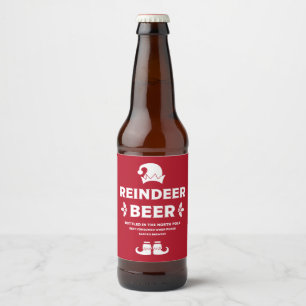Étiquettes de bière de Noël drôles