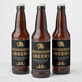 Étiquettes de bière de Noël drôles (Bouteilles)
