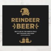Étiquettes de bière de Noël drôles (Étiquettes simples)