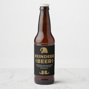 Étiquettes de bière de Noël drôles