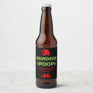 Étiquettes de bière de Noël drôles