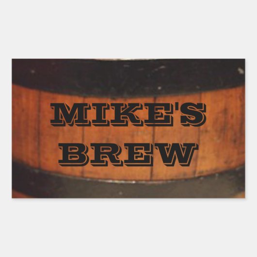 Étiquettes de bière maison personnalisée (Devant)