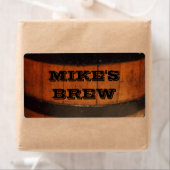 Étiquettes de bière maison personnalisée (En situation)