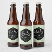 Étiquettes de bières brassées pour bébé Boho moder (Bouteilles)