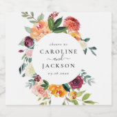 Étiquettes de bières personnalisés pour Mariage d' (Étiquettes simples)