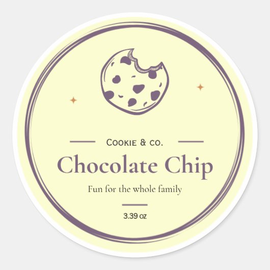 Étiquettes de biscuits, Étiquettes de beurre corpo (Devant)