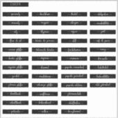 Étiquettes de bocaux à épices (Devant)