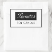 Étiquettes de bougie de soja (Sac)