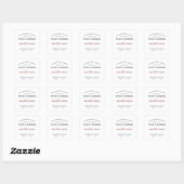 Étiquettes de bougie de soja professionnel blanc (Feuille)