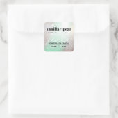 Étiquettes de bougie Silver Shimmer de luxe (Sac)