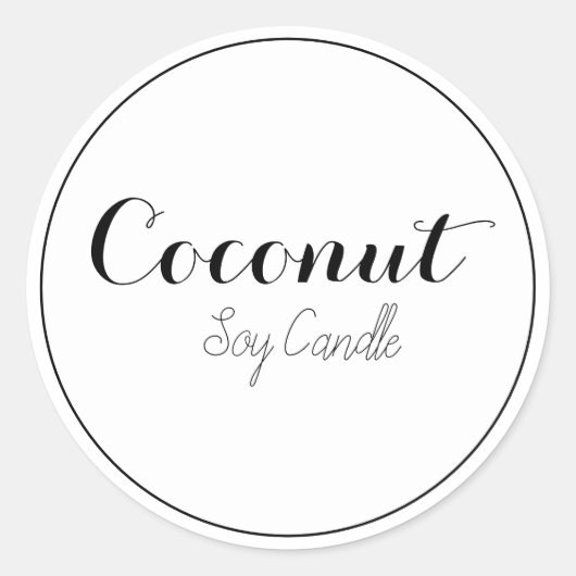 Étiquettes de bougies (Devant)