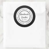 Étiquettes de bougies artisanales (Sac)