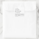 Étiquettes de bougies blanches populaires (Sac)