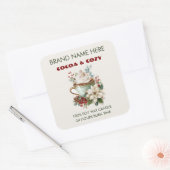 Étiquettes de bougies Cocoa & Cozy (Enveloppe)