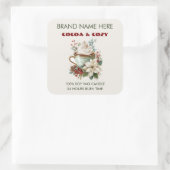 Étiquettes de bougies Cocoa & Cozy (Sac)
