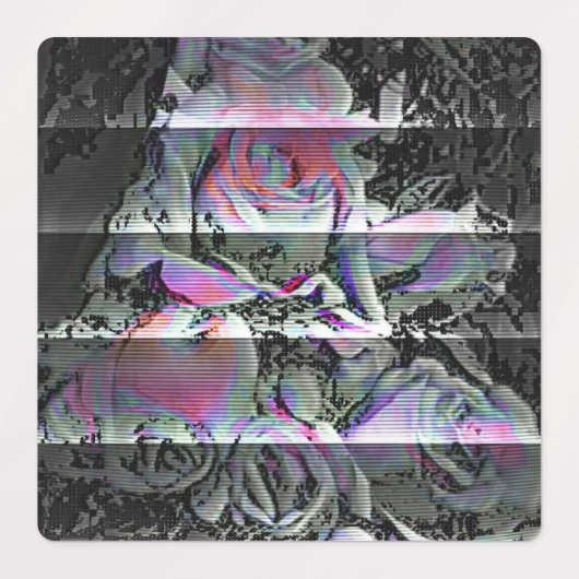 Étiquettes de bouquet techno (Design 1)