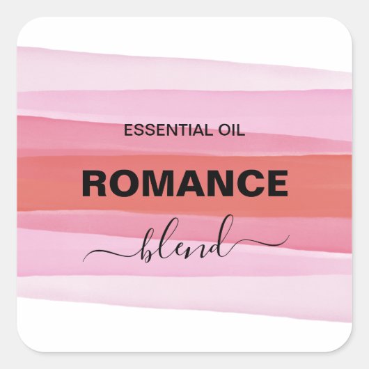 Étiquettes de bouteille à roulettes en encre rose  (Devant)